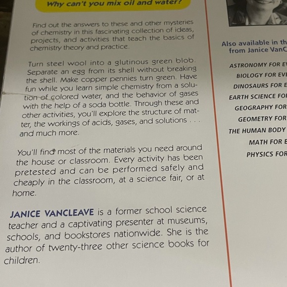 🔥1 day sale🔥 Book- Chemistry For Every Kid - Picture 3 of 3